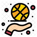 Baloncesto girando  Icon