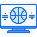 Baloncesto Tv Transmision De Baloncesto Baloncesto Icono