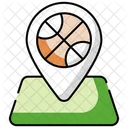 Ubicación de baloncesto  Icono