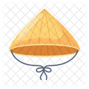 대나무 모자  아이콘