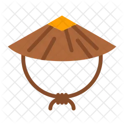 Bamboo Hat  Icon