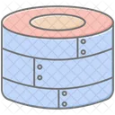 Bamboo Steamer Lineal Color Icon Icon