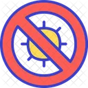 Ban Corona Covid Icon