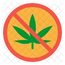 Ban Cannabis  Icon