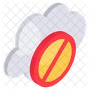 No Cloud Stop Cloud Cloud Unavailable Icon