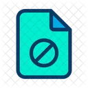 Ban Document  Icon
