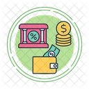 Ban Interest Rate  Icon