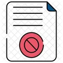 Ban Paper  Icon