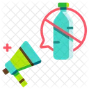 Ban Plastic Campaign Icon