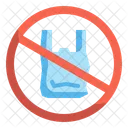 Ban Plastic Bag  Icon