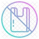 Plastic No Bag Icon