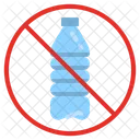 Plastic No Bottles Icon