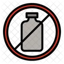Ban Plastic Bottle  Icon