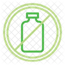 Ban Plastic Bottle  Icon