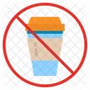 Ban Plastic Cup  Icon
