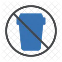 Notallowed Stop Garbage Icon