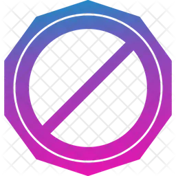 Ban Sign  Icon