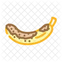 Banana Rotten Food Icon