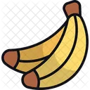 Banana Tropical Fruit Healthy Food Icon