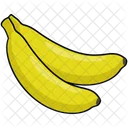 バナナ、果物、食品 アイコン