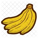 Banana Comida Saudavel Ícone