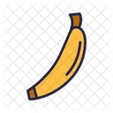 Banana Fruit Healthy Food Icon