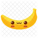 Banana Fruit Face Icon