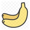Banana Organic Fruit Icon