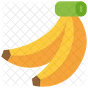 Banana Bunch Tropical Icon