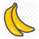 Banana Healthy Fruit Icon