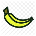 Banana Smoothie Fruit Icon
