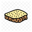 Banana Bread Slice Icon