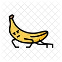 Banana Fruit Fitness Icon