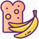 Banana Bread Bread Bread Slice Icon
