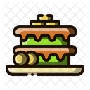 Banana Cake Cake Dessert Icon