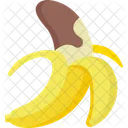 Banana no chocolate  Ícone