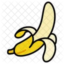 Banana-half-peeled  Icon