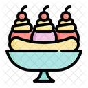 Banana Ice cream  Icon