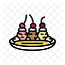 Banana Split Sweet Icon