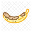 Banana Rotten Food Icône