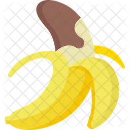 Banana In Chocolate  Icon
