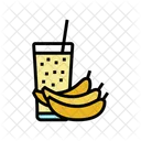 Banana Juice Banana Smoothie Icon