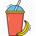 Banana Smoothie Icon