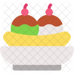 Banana split  Icon