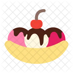 Banana split  Icon