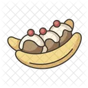Banana Split Icon