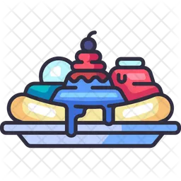 Banana split  Icon