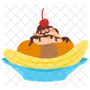 Banana split  Icon