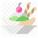 Banana Split Icon