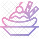 Banana Split Icon